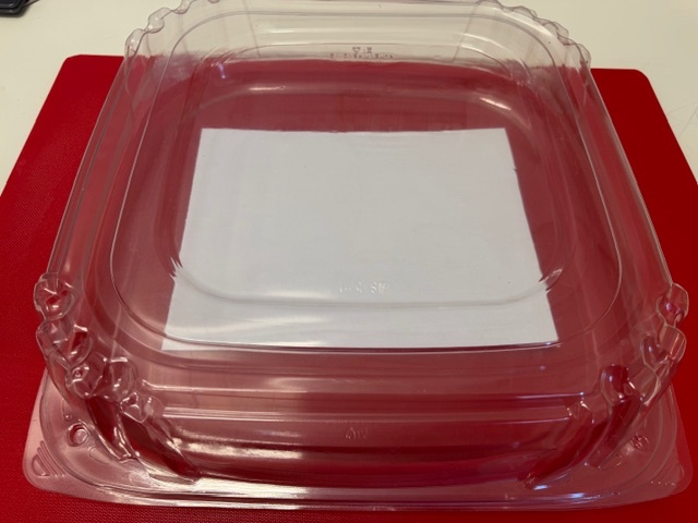 [DIS-TRAY-CLEAR-15-LID] Clear Catering Trays with Lids (15-Inch)