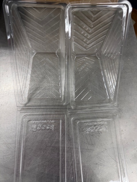 [DIS-CONTAINER-HINGED] Clear Hinged Food Containers